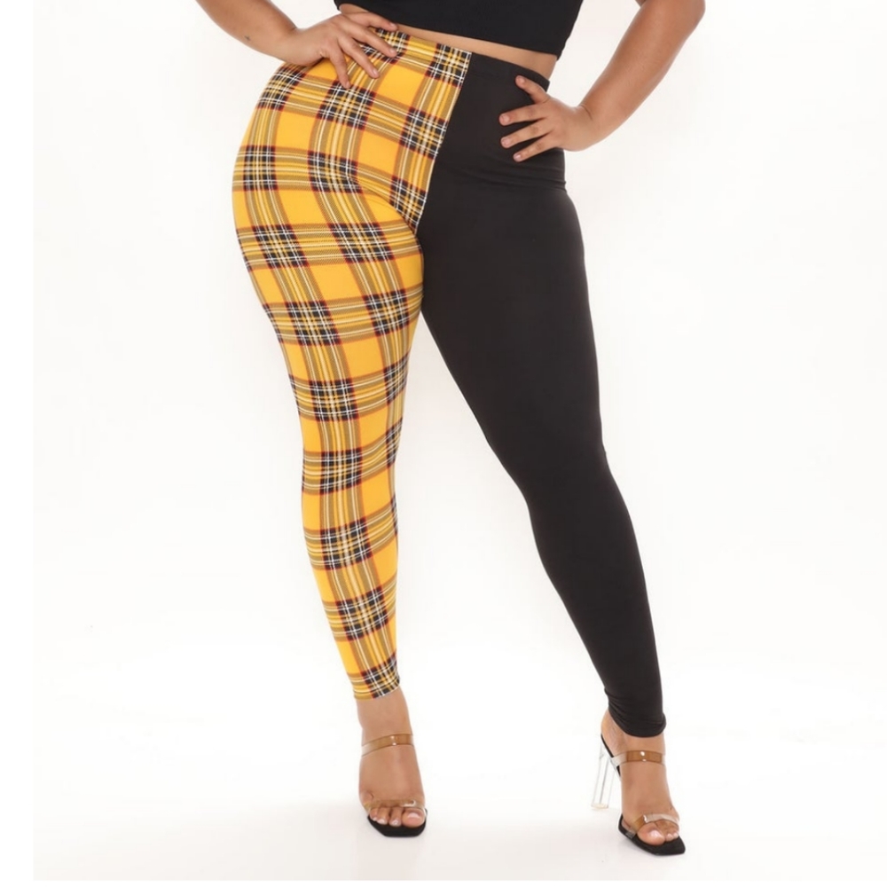 Fashion Nova Checkered Leggings
